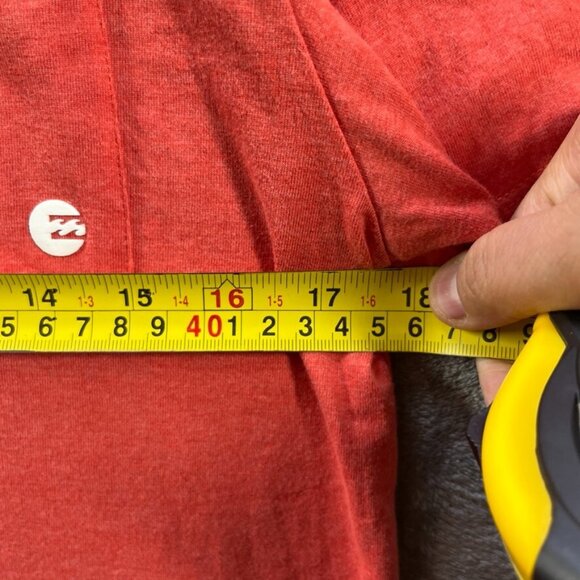 Billabong Polo Shirt Mens Medium Orange Golf Lightweight Performance Stretch - Picture 6 of 10